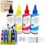 Asfasfq - hemeiny 604xl kit de recharge d'encre compatible avec imprimante expression home xp - 2200 ...