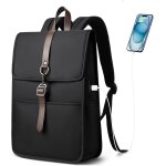 Asfasfq - heroic knight sac  dos ordinateur 15. 6 pouces avec port de charge usb, cartable elgant pour ...