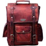 Asfasfq - hulsh sac à dos en cuir marron fait à la main de 40, 6 cm pour homme et femme avec compartiment ... Asfasfq - hulsh sac à dos en cuir marron fait à la main de 40, 6 cm pour homme et femme avec compartiment ...