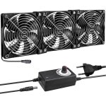 Asfasfq - joycabin ventilateur de botier 120 mm - 12 v - avec contrle de la vitesse - ventilateur pc ...