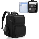 Asfasfq - luxja sacoche pour vidoprojecteur avec pochette pour ordinateur portable de 15, 6 pouces, ...