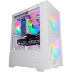 Asfasfq - mars gaming mc - vortex, botier gaming microatx, mesh gomtrique faade, panneau latral ...