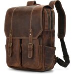 Asfasfq - newsbirds sac  dos d'affaires cuir pour hommes vintage backpack pour macbook sac pour ordinateur ...