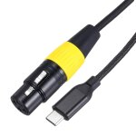 Asfasfq - quarkzman fil lectrique de microphone usb c vers xlr femelle, adaptateur de connecteur de ...