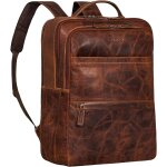 Asfasfq - stilord 'abel' sac a dos d'affaires mince hommes et femmes sac  dos en cuir pour ordinateur ...