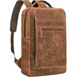 Asfasfq - stilord 'heiko' sac a dos cuir ordinateur portable 15. 6 pouces vintage femmes et hommes sac ...