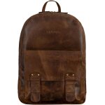 Asfasfq - stilord 'nalos' vintage sac  dos cuir pour femmes hommes xl sac tyrolien pour ordinateur portable ...