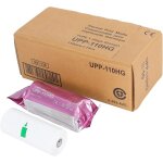Asfasfq - upp - 110hg lot de 10 rouleaux de papier  ultrasons brillant pour sony upp - 110hg, 110 mm ...