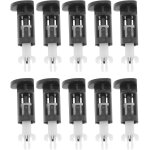Asfasfq - vgol lot de 10 broches de montage en plastique pour ventilateur de dissipateur thermique pour ...