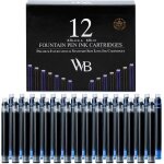 Asfasfq - wordsworth & black 12 pack fountain pen ink refills - set de 6 noir - 6 cartouches d'encre ... Asfasfq - wordsworth & black 12 pack fountain pen ink refills - set de 6 noir - 6 cartouches d'encre ...