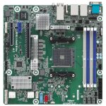 Asrock x570d4u - 2l2t / bcm carte m�re amd x570 emplacement am4 micro atx