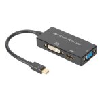 Assmann - adaptateur vido - mini displayport mle pour 15 pin d - sub (db - 15), hdmi, dvi - d femelle ...