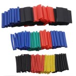Assortiment de manchons de tube thermortractable, gaine isole lectrique, kit de tubes, 4 couleurs, ...
