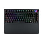 Asus rog azoth extreme clavier gaming usb + rf wireless + bluetooth qwerty anglais noir