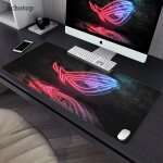 Asus rog - tapis de souris de jeu en caoutchouc, grand format mdia, pour ordinateur, clavier et bureau ...