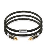 Ataudio - câble coaxial audio numérique rca, haut de gamme, occ, noyau plaqué or, rca vers rca mâle, ... Ataudio - câble coaxial audio numérique rca, haut de gamme, occ, noyau plaqué or, rca vers rca mâle, ...