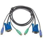 Aten 2l - 5002p / c - c�ble clavier / vid�o / souris (kvm) - ps / 2, hd - 15 (vga) (m) pour ps / 2, hd ...