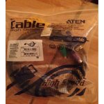 Aten - c�ble clavier / vid�o / souris (kvm) - 15 pin d - sub (db - 15) (m) pour ps / 2, hd - 15 (vga) ...