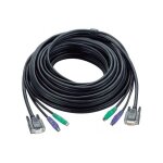 Aten - cble clavier / vido / souris (kvm) - 15 pin d - sub (db - 15), ps / 2 (m) pour 15 pin d - sub ...