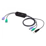 Aten - câble clavier / vidéo / souris (kvm) - ps / 2, usb (m) pour usb (f) - 80 cm - noir - pour p / ... Aten - câble clavier / vidéo / souris (kvm) - ps / 2, usb (m) pour usb (f) - 80 cm - noir - pour p / ...