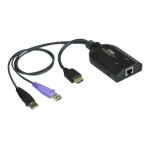 Aten ka7168 hdmi usb virtual media kvm adapter cable with smart card reader (cpu module) - rallonge cran ...