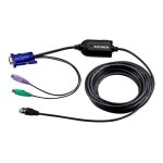 Aten ka7920 ps / 2 kvm adapter cable (cpu module) - cble clavier / vido / souris (kvm) - ps / 2, hd ...
