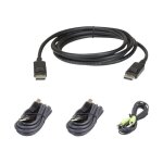 Aten - kit de câbles clavier / vidéo / souris (kvm) - conformité taa - pour aten cs1182dp4c, cs1184dp4c ... Aten - kit de câbles clavier / vidéo / souris (kvm) - conformité taa - pour aten cs1182dp4c, cs1184dp4c ...