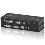 Aten ce 604 local and remote units - rallonge cran - clavier - souris / audio / srie - usb - jusqu' ...