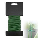 Attaches de câble souples pour plantes de jardin, fil vert réutilisable, compatible avec le jardinage, ... Attaches de câble souples pour plantes de jardin, fil vert réutilisable, compatible avec le jardinage, ...