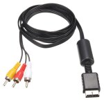 * * audio vido cble av fil  3 rca plomb tv sony playstation ps2 ps3