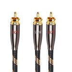 Audiophiles cble rpartiteur rca a 2 rca, splitter y pour subwoofer, coaxial numrique pour caisson ...