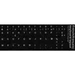 Autocollant clavier - non spécifié - azerty - 48 autocollants - caractères blancs - filaire Autocollant clavier - non spécifié - azerty - 48 autocollants - caractères blancs - filaire