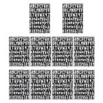 Autocollants dcoratifs en vinyle de qualit suprieure - 10 feuilles, rsistants aux intempries, autocollant ...