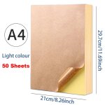 Autocollant imprimable a4 blanc / kraft, tiquette auto - arina, feuille de papier brillant 256 pour ...