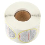 Autocollants de scurit pour bougies - etiquettes durables pour fabricants de bougies, 3, 80 cm, adhsif ...