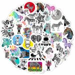 Autocollants z�bre pour bouteilles d'eau et ordinateurs portables - d�corations et cadeaux sur le th�me ...