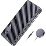 Av access station d'accueil kvm double ecran pour 2 pc - commutateur kvm 4k dual monitor, 100w pd par ...