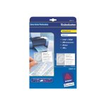Avery c32010 - cartes de visite - blanc - 54 x 85 mm - 185 g / m - 250 unités ( 25 feuille(s) x 10 ) Avery c32010 - cartes de visite - blanc - 54 x 85 mm - 185 g / m - 250 unités ( 25 feuille(s) x 10 )