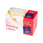 Avery - blanc - 38 x 140 mm 1000 tiquette(s) (500 feuille(s) x 2 tiquettes d'afranchissement permanentes ...