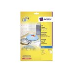 Avery - etiquettes pour cd / dvd - blanc - rond 117 mm 50 tiquette(s) ( 25 feuille(s) x 2 )