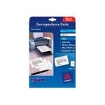 Avery quick&clean c2318 - cartes de visite recto / verso - blanc - 82. 6 x 127 mm - 260 g / m - 100 carte(s) ...