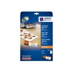 Avery tent card c32253 - cartes d'invitation - blanc - 40 x 110 mm 100 units ( 25 feuille(s) x 4 )