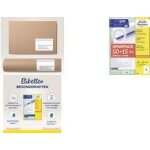 Avery - zweckform 6175 - 65 universal - etiketten 105 x 48 mm papier wei� 65 blatt permanent haftend ...