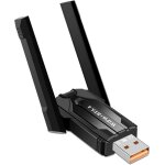 Ax900m cl� usb wi - fi bluetooth 2 en 1 pour pc double bande 2, 4 ghz / 5 ghz avec double antenne 5 dbi, ...