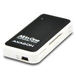 Axagon cre - x1 lecteur de carte mémoire usb 2. 0 noir, blanc Axagon cre - x1 lecteur de carte mémoire usb 2. 0 noir, blanc