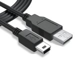 Ayu - cble mini usb synchronise et charge transfert de donnes 480 mbit / s compatible avec microphone ...