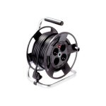 Bachmann cable reel - coupe - circuit - ca 250 v - connecteurs de sortie : 4 - 50 m cordon - noir