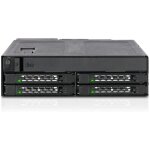 Backplane cage, rack mobile, botier de cage robuste en mtal hot swap pour 4 x ssd ou hdd de 2. 5  sas ...