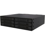 Backplane cage robuste, rack mobile, botier de rack mtal hot swap pour 6 x ssd ou hdd 2, 5u201d sata ...