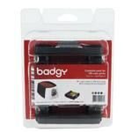 Badgy - couleur (cyan, magenta, jaune, noir, transparent) - cassette � ruban d'impression - pour badgy ...